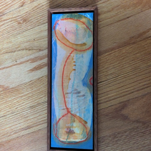 Framed original art painting "Thumbster" by Stephen Florimbi - Picture 1 of 9